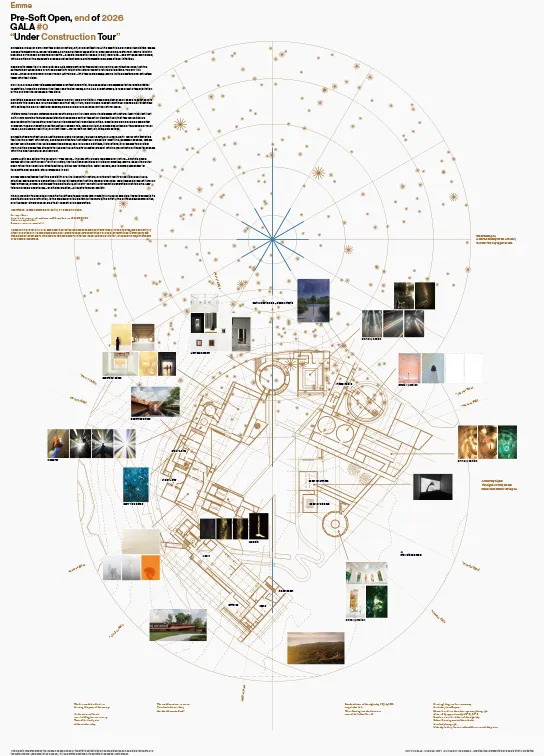 Site map of the collector-initiated and locally operated permanent museum in Bali dedicated to Eugene Kangawa / EUGENE STUDIO